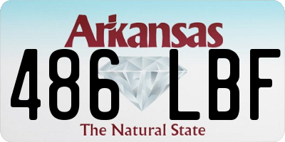AR license plate 486LBF
