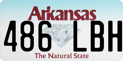 AR license plate 486LBH