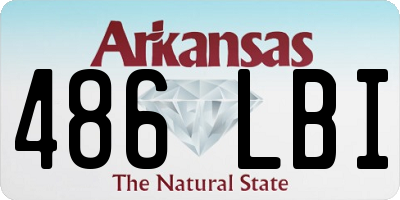 AR license plate 486LBI
