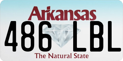 AR license plate 486LBL