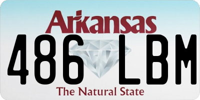 AR license plate 486LBM