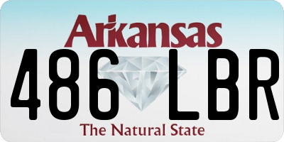 AR license plate 486LBR