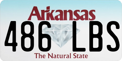 AR license plate 486LBS