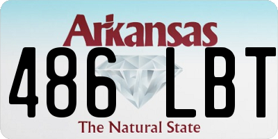 AR license plate 486LBT