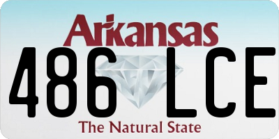 AR license plate 486LCE