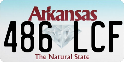AR license plate 486LCF