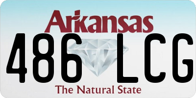 AR license plate 486LCG
