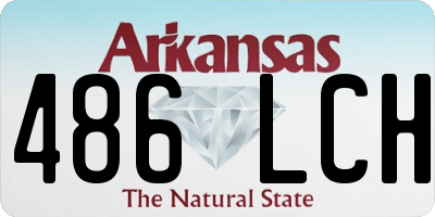 AR license plate 486LCH