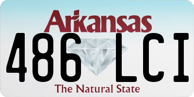 AR license plate 486LCI