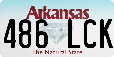 AR license plate 486LCK