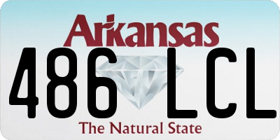 AR license plate 486LCL