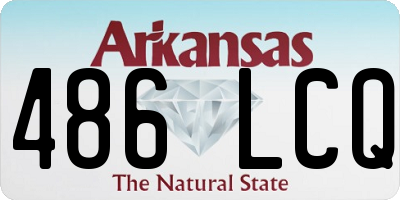AR license plate 486LCQ