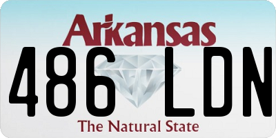 AR license plate 486LDN