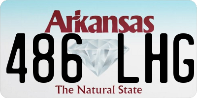 AR license plate 486LHG