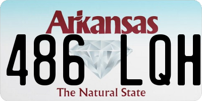AR license plate 486LQH