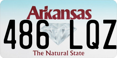 AR license plate 486LQZ