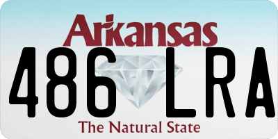 AR license plate 486LRA