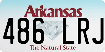 AR license plate 486LRJ