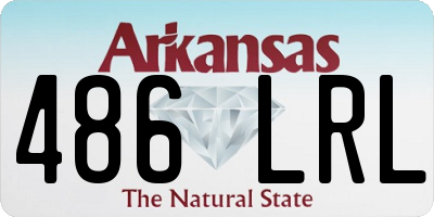 AR license plate 486LRL