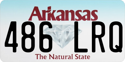 AR license plate 486LRQ