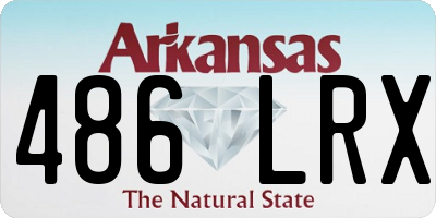 AR license plate 486LRX
