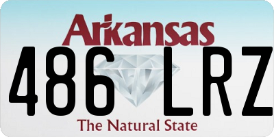 AR license plate 486LRZ