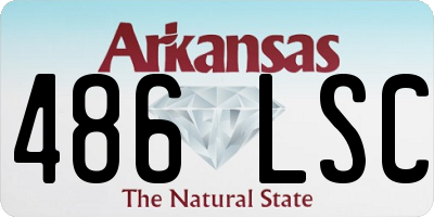 AR license plate 486LSC
