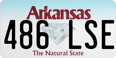 AR license plate 486LSE
