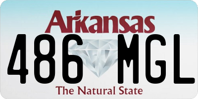 AR license plate 486MGL