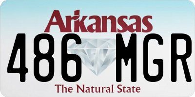 AR license plate 486MGR