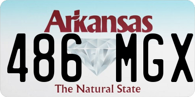 AR license plate 486MGX