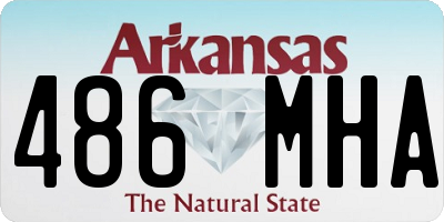 AR license plate 486MHA