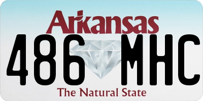 AR license plate 486MHC