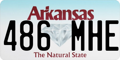 AR license plate 486MHE