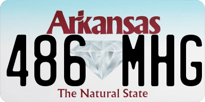 AR license plate 486MHG