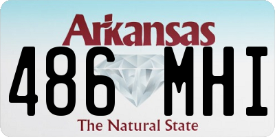 AR license plate 486MHI