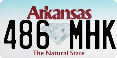 AR license plate 486MHK