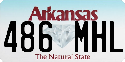AR license plate 486MHL