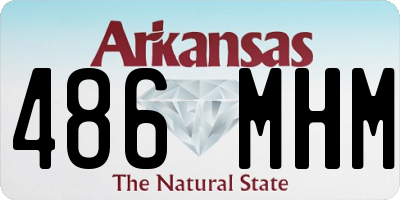 AR license plate 486MHM
