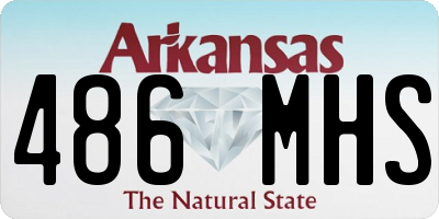 AR license plate 486MHS