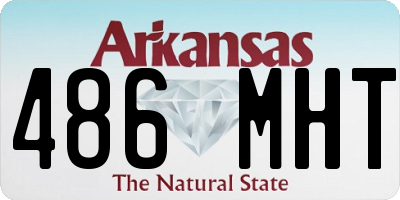 AR license plate 486MHT