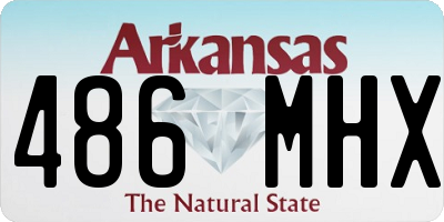 AR license plate 486MHX
