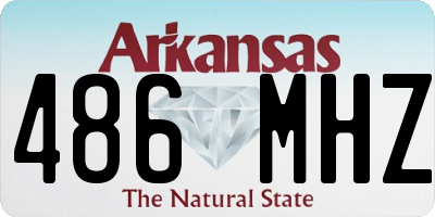 AR license plate 486MHZ