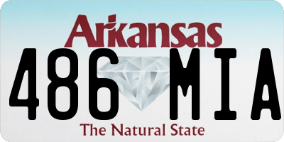AR license plate 486MIA