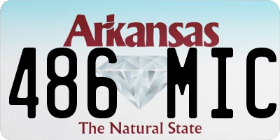 AR license plate 486MIC