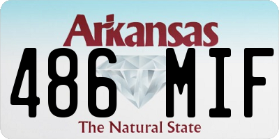 AR license plate 486MIF