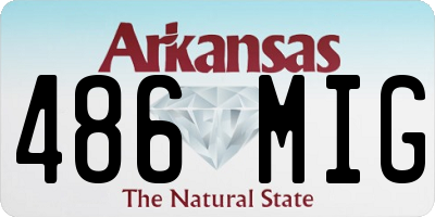 AR license plate 486MIG
