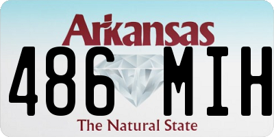 AR license plate 486MIH