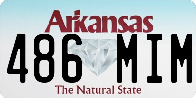 AR license plate 486MIM