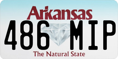 AR license plate 486MIP